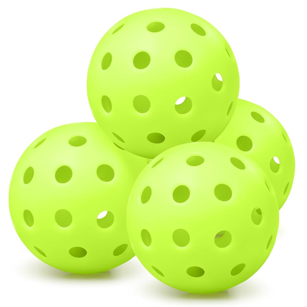 Spinex pickleball balls — 26-hole design for consistent bounce and high visibility