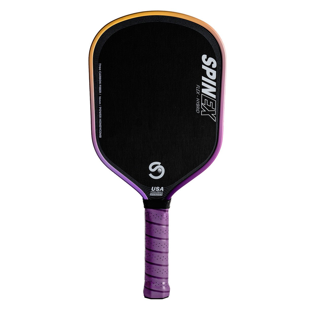 Spinex FLEX Hybrid pickleball paddle — Storm colourway included in starter bundle
